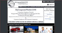 Desktop Screenshot of mycorporateworld.com